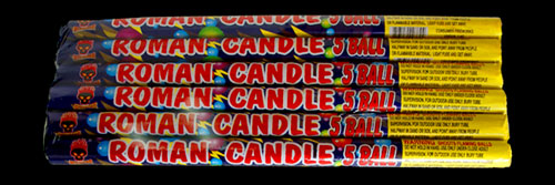 Roman Candle 5 ball